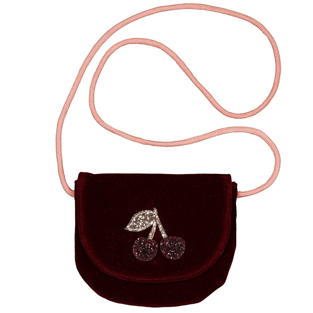 Sac Velours Cerise - Luciole et Petit Pois