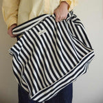 Photo de sac week end rayures noires gabrielle paris 1 par Les Biscottes