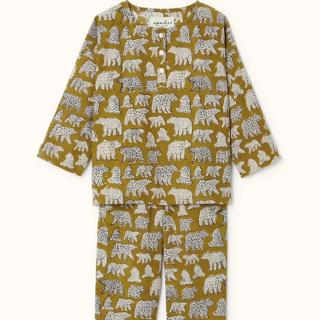 Pyjama Luno Ours Tapenade - Apaches Collections