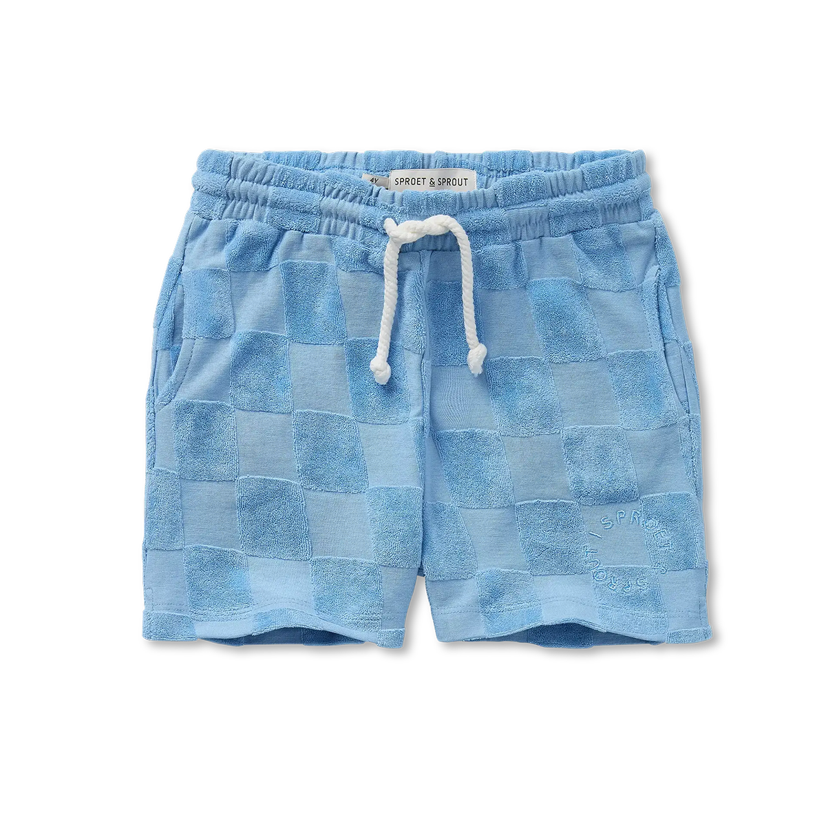 Short Carreaux Bleu - Sproet & Sprout