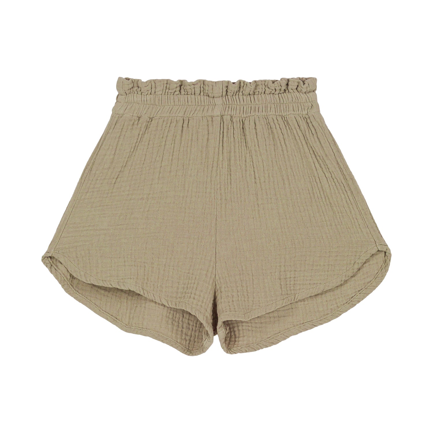 Short Georgette Golden Green - Studio Bohème