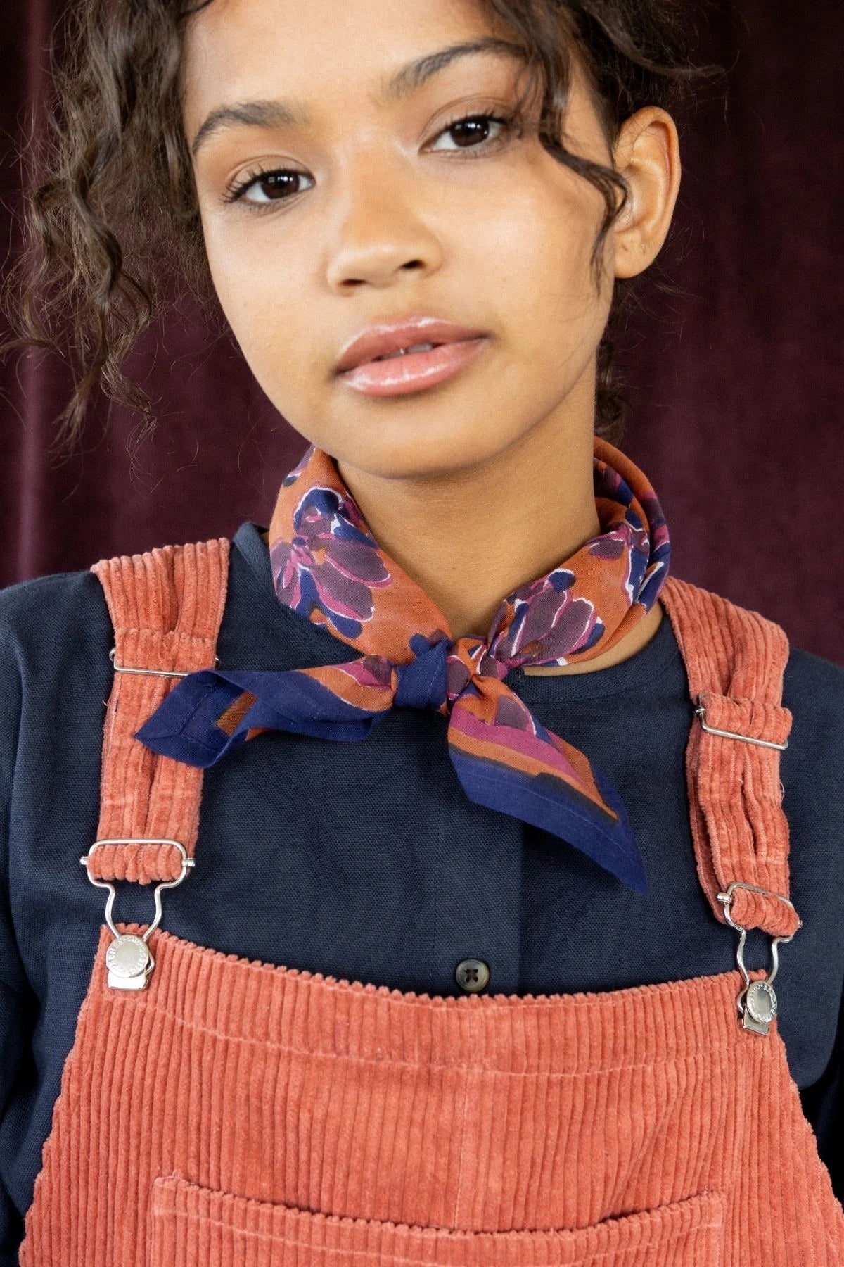 Foulard Dupitta Violeta Rust - Apaches Collections