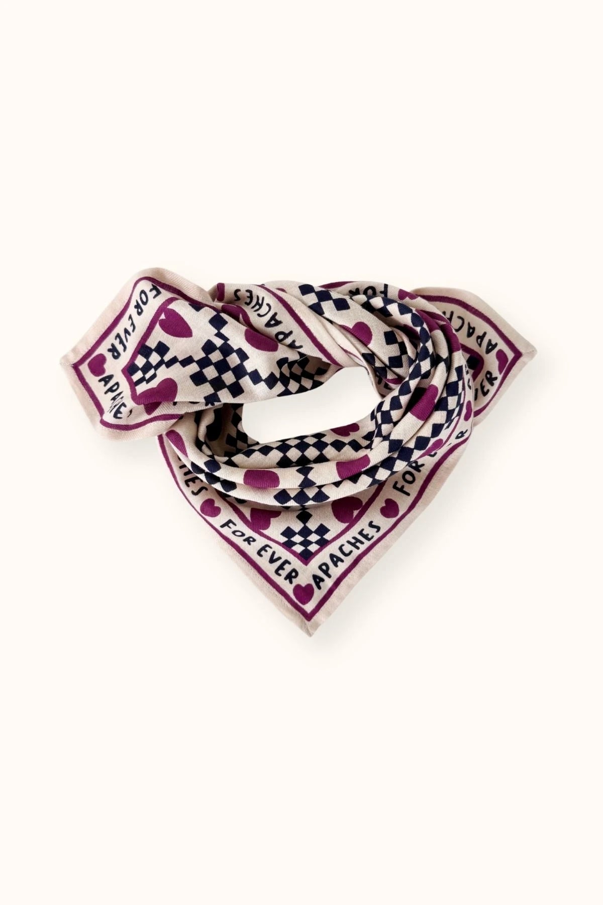 Foulard Manika Amor Macadamia - Apaches Collections