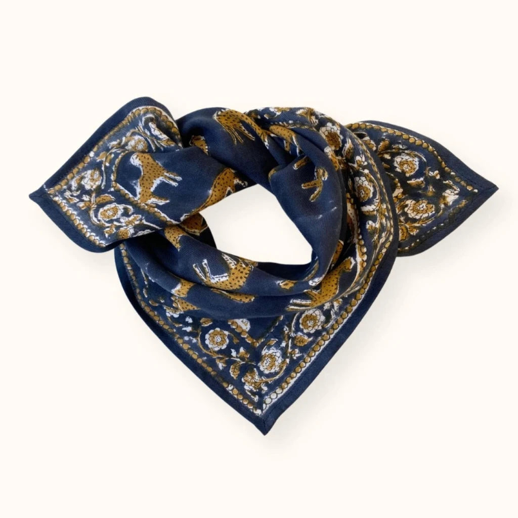 Foulard Manika Bengale Orage - Apaches Collections