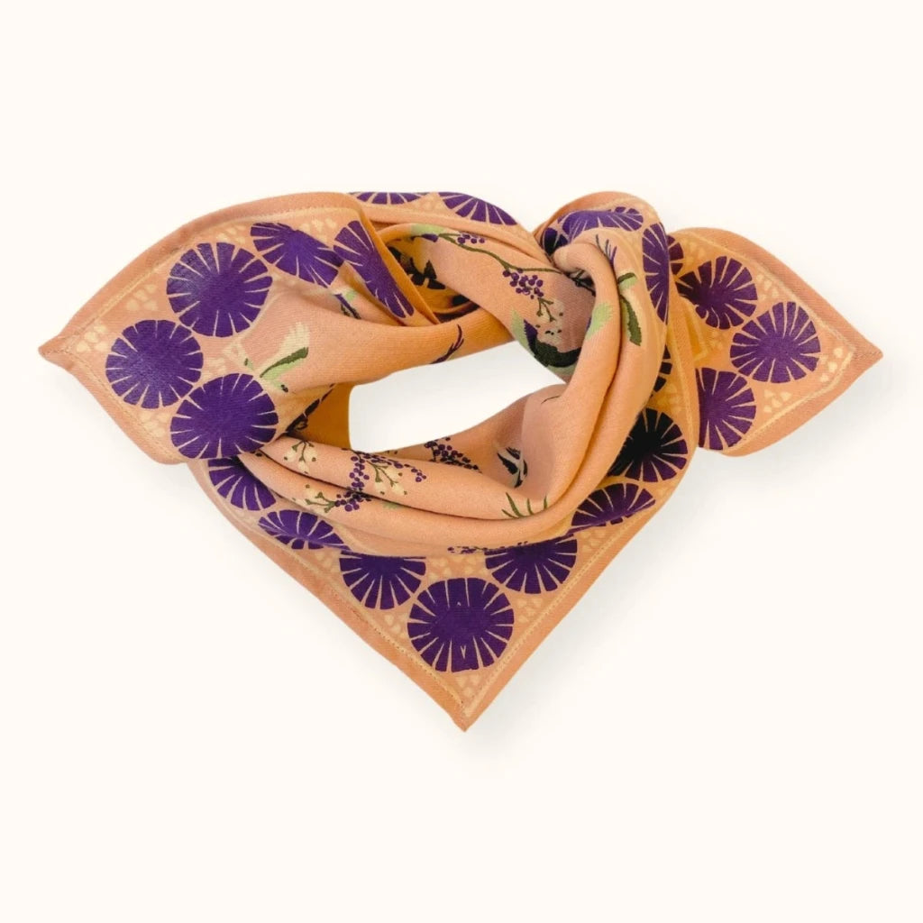 Photo de small foulard manika cerisier blush apaches 1 par Les Biscottes