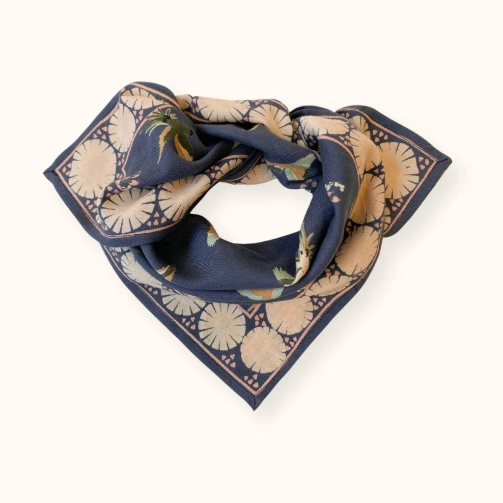 Foulard Manika Cerisier Orage - Apaches Collections