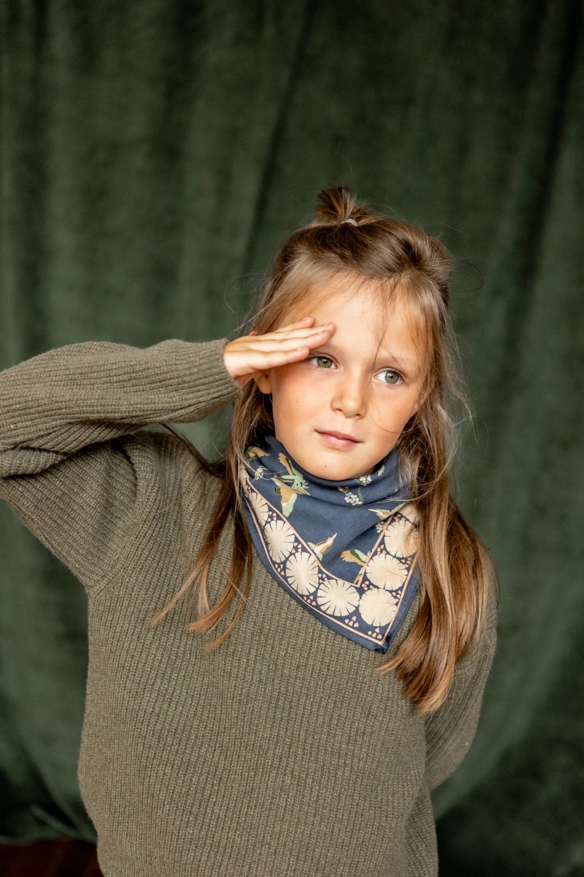 Photo de small foulard manika cerisier orage apaches 2 par Les Biscottes