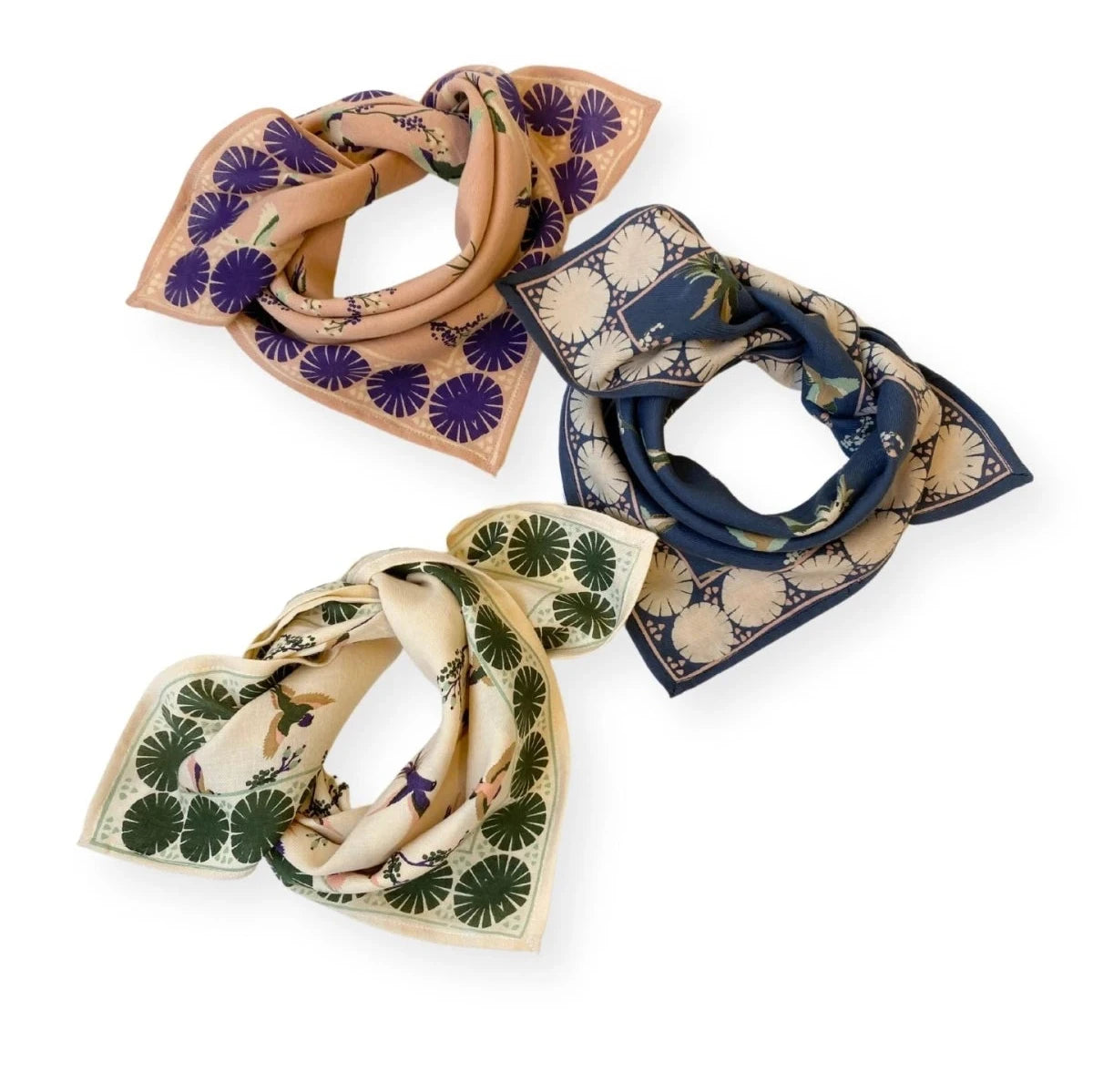 Photo de small foulard manika cerisier2 par Les Biscottes