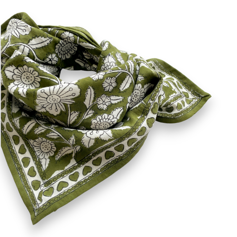 Foulard Manika Coeurs Orties - Apaches Collections