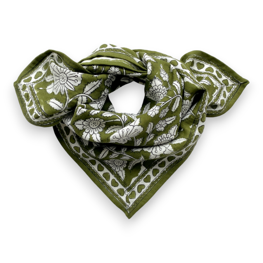 Foulard Manika Coeurs Orties - Apaches Collections