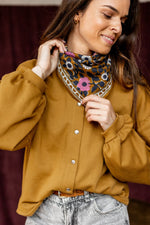 Photo de small foulard manika coeur tapenade apaches 2 par Les Biscottes