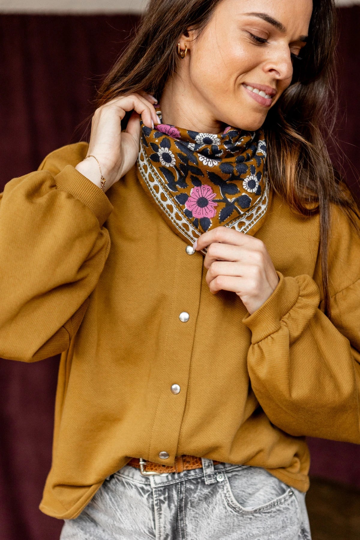 Photo de small foulard manika coeur tapenade apaches 2 par Les Biscottes