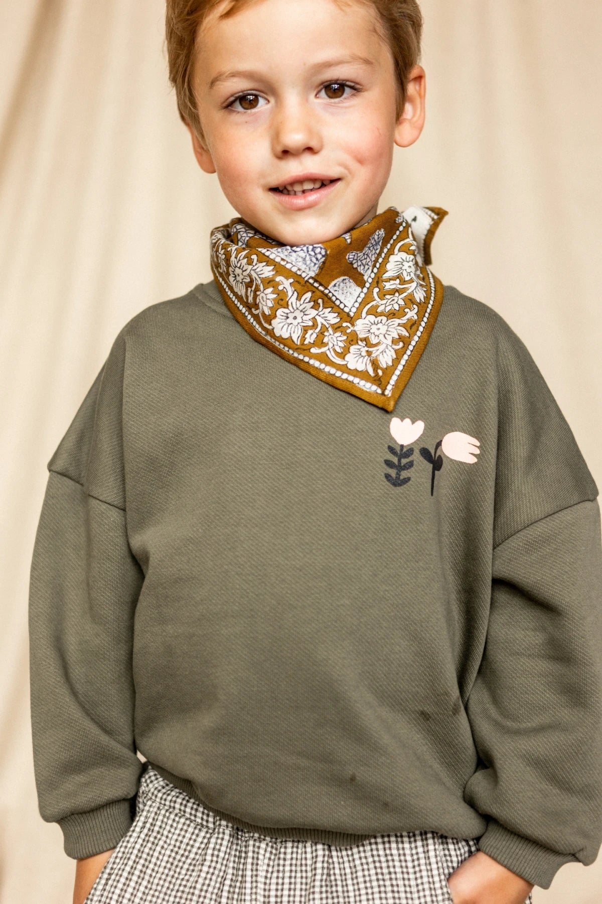 Photo de small foulard manika ours1 par Les Biscottes