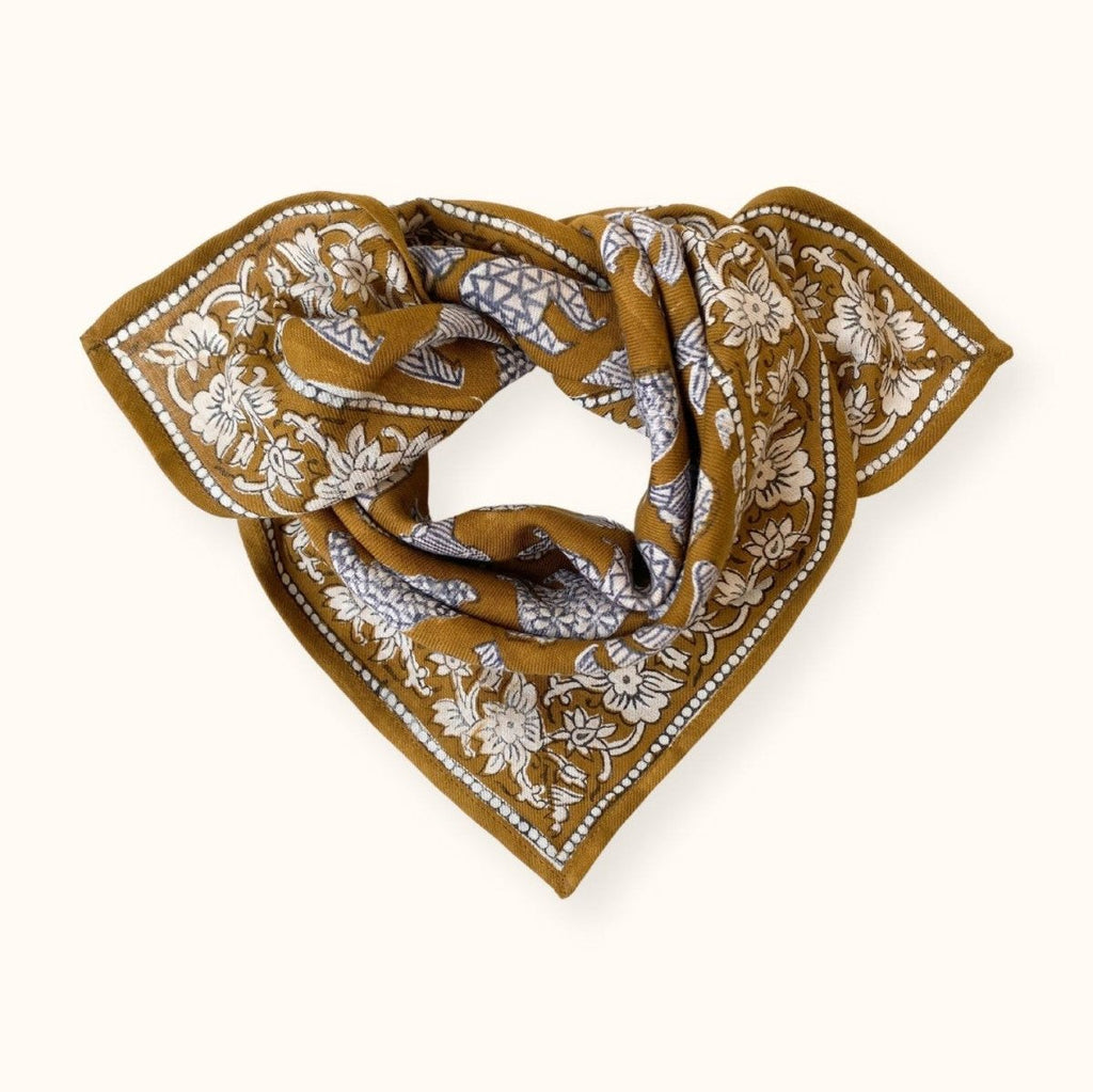 Foulard Manika Ours Tapenade - Apaches Collections