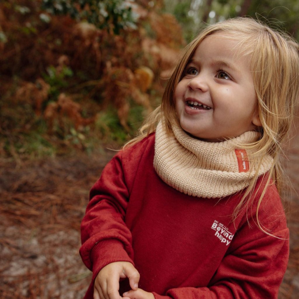 Photo de snood cocoon creamy hello hossy 1 par Les Biscottes