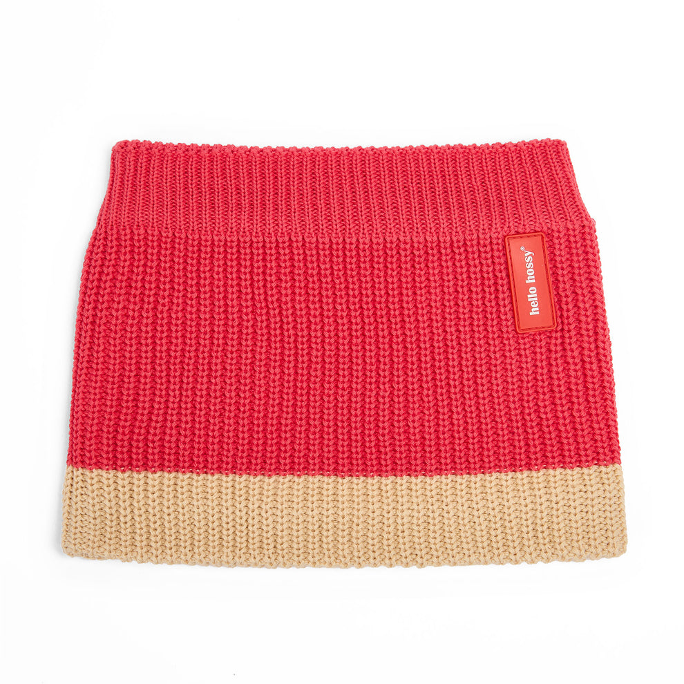Photo de snood cocoon framboise hello hossy 3 par Les Biscottes