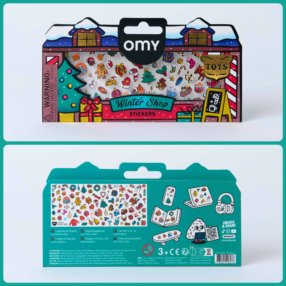 Fabulous Stickers Winter Shop - Omy