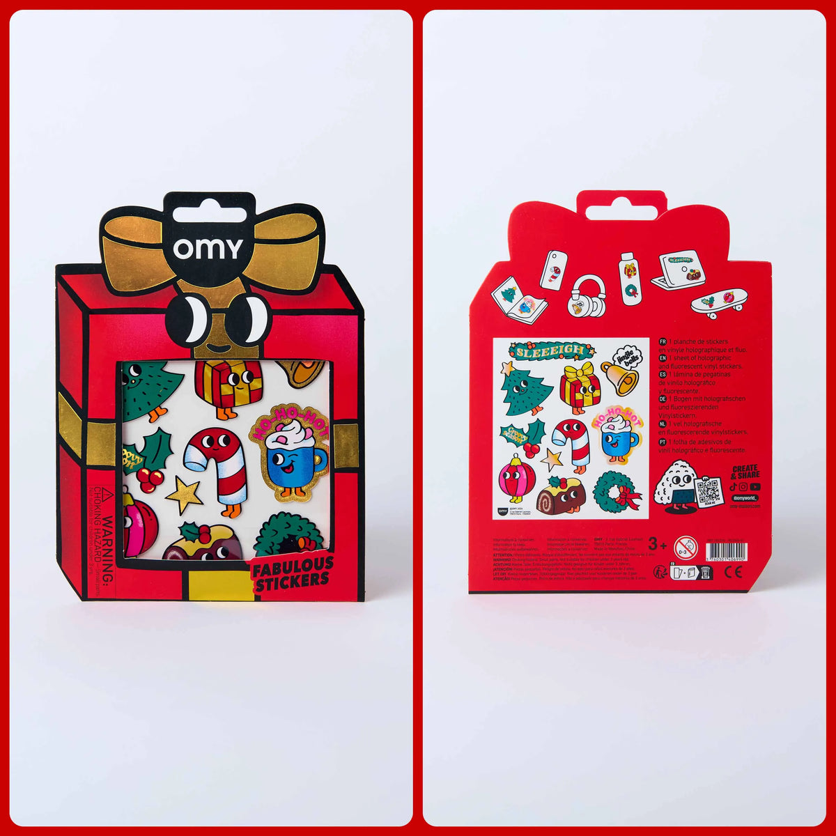 Fabulous Stickers Big Christmas - Omy