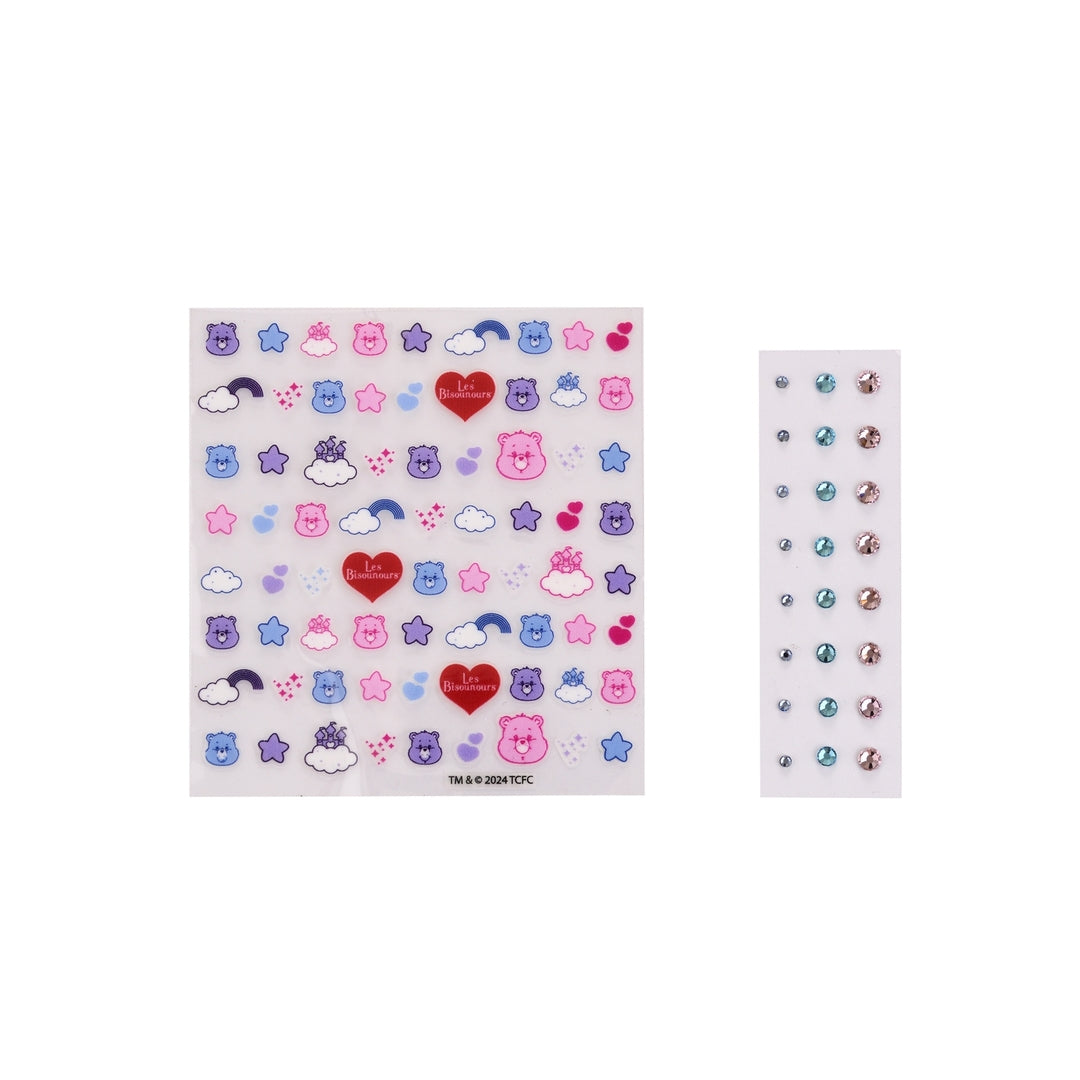 Stickers Ongles & Strass Bisounours - Take Care