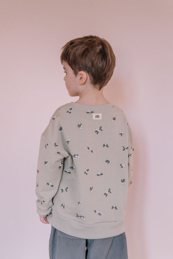 Sweat Bart Blue / Vert Grisé Gui - Studio Bohème