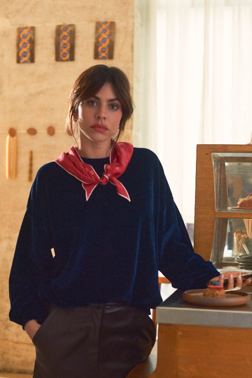 Sweat Jane Marine - Marlot Paris