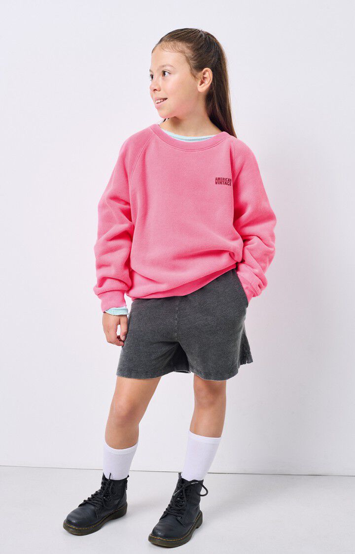 Sweat Izubird Kids Rose Fluo - American Vintage