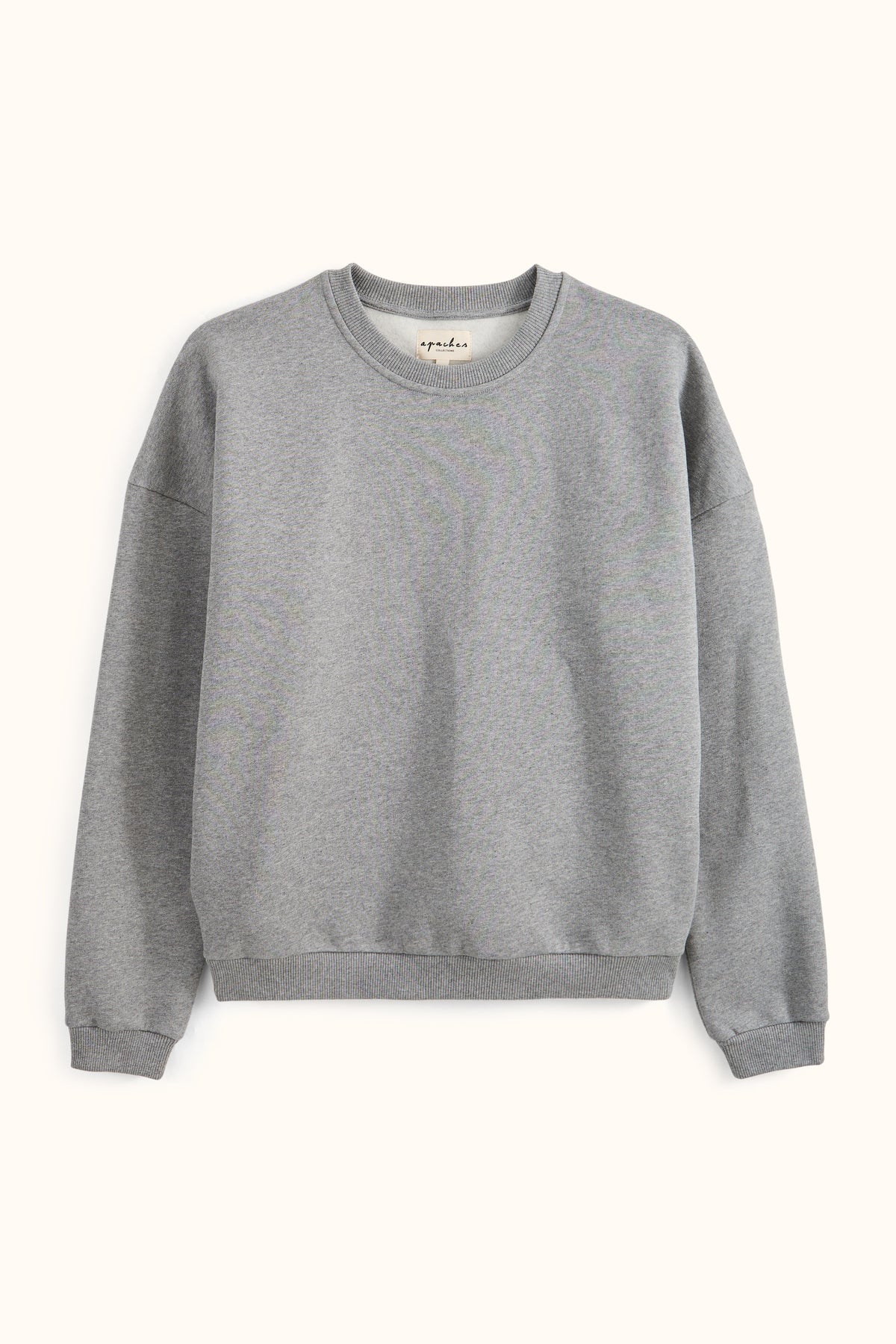 Sweat School Gris Chiné Monsieur Madame - Apaches Collections
