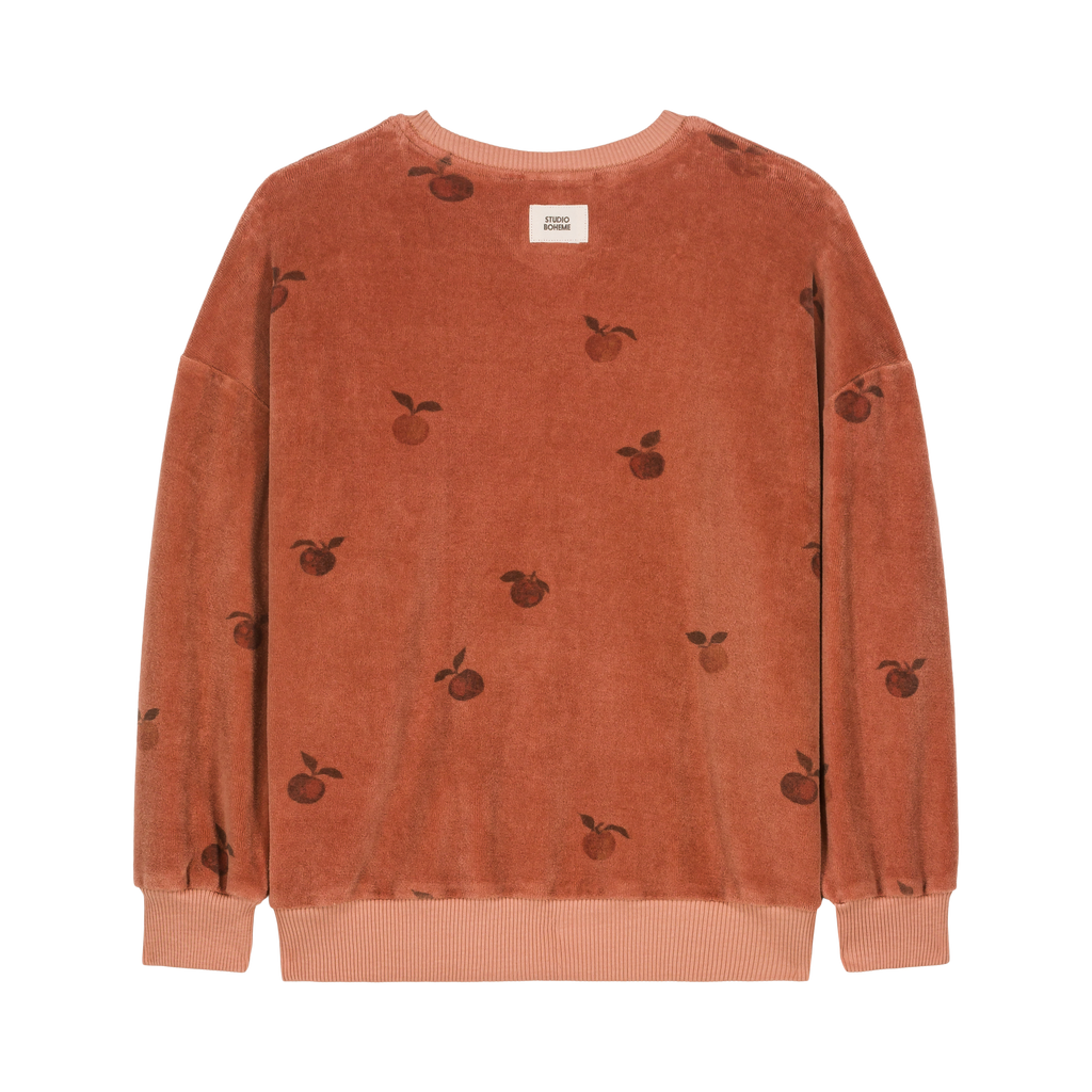 Sweatshirt Bart Vieux Rose Pommes - Studio Bohème