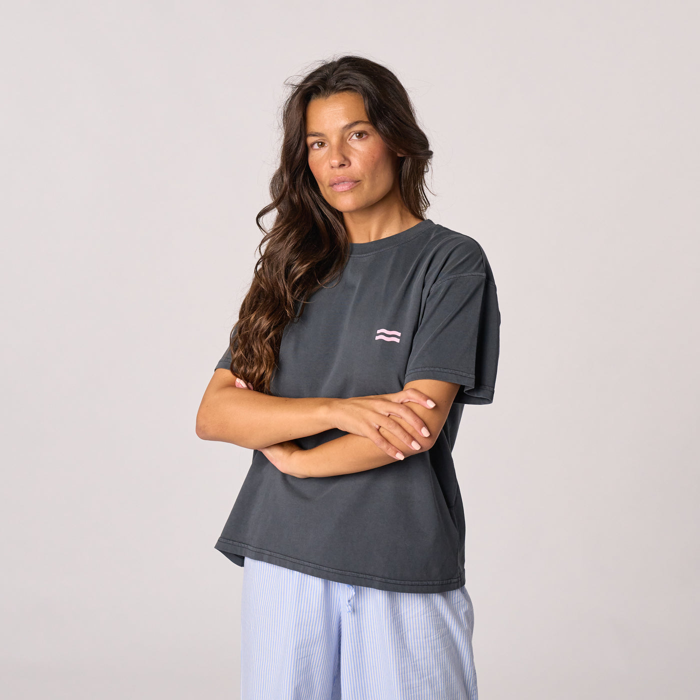 Tee-Shirt Anthracite Imprimé Soleil - Billybelt