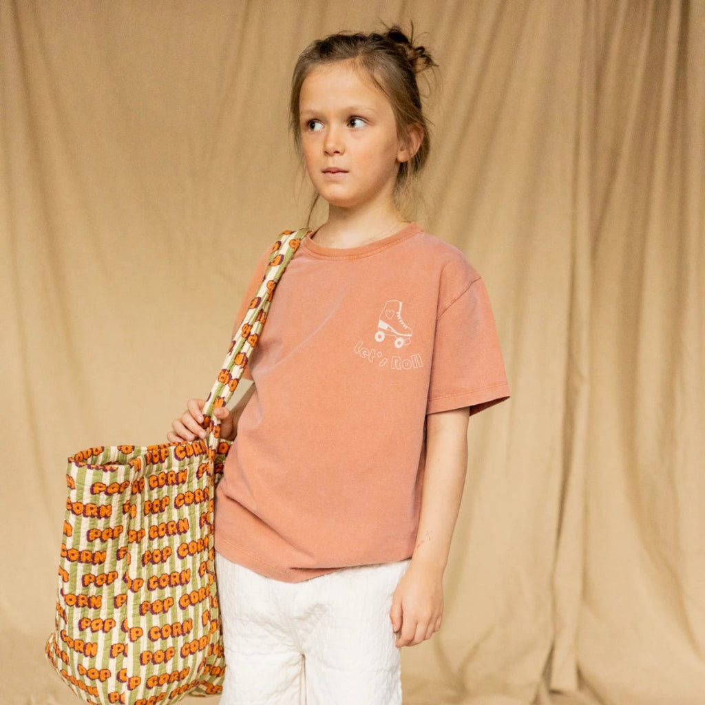 Photo de tee shirt bandhani roll orange apaches 1 par Les Biscottes