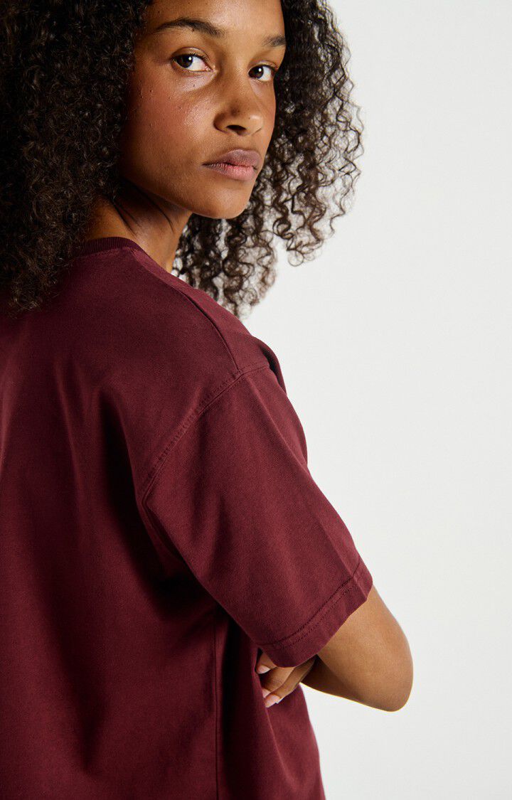 Tee-Shirt Fizvalley Bordeaux Vintage - American Vintage