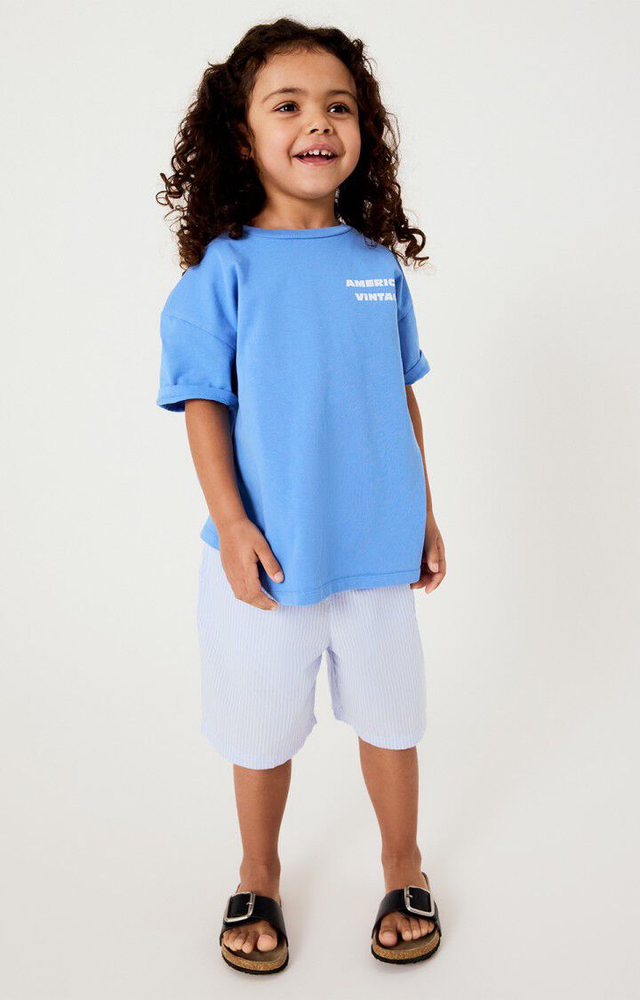 Tee-Shirt Fizvalley Kids MC Celeste Vintage - American Vintage