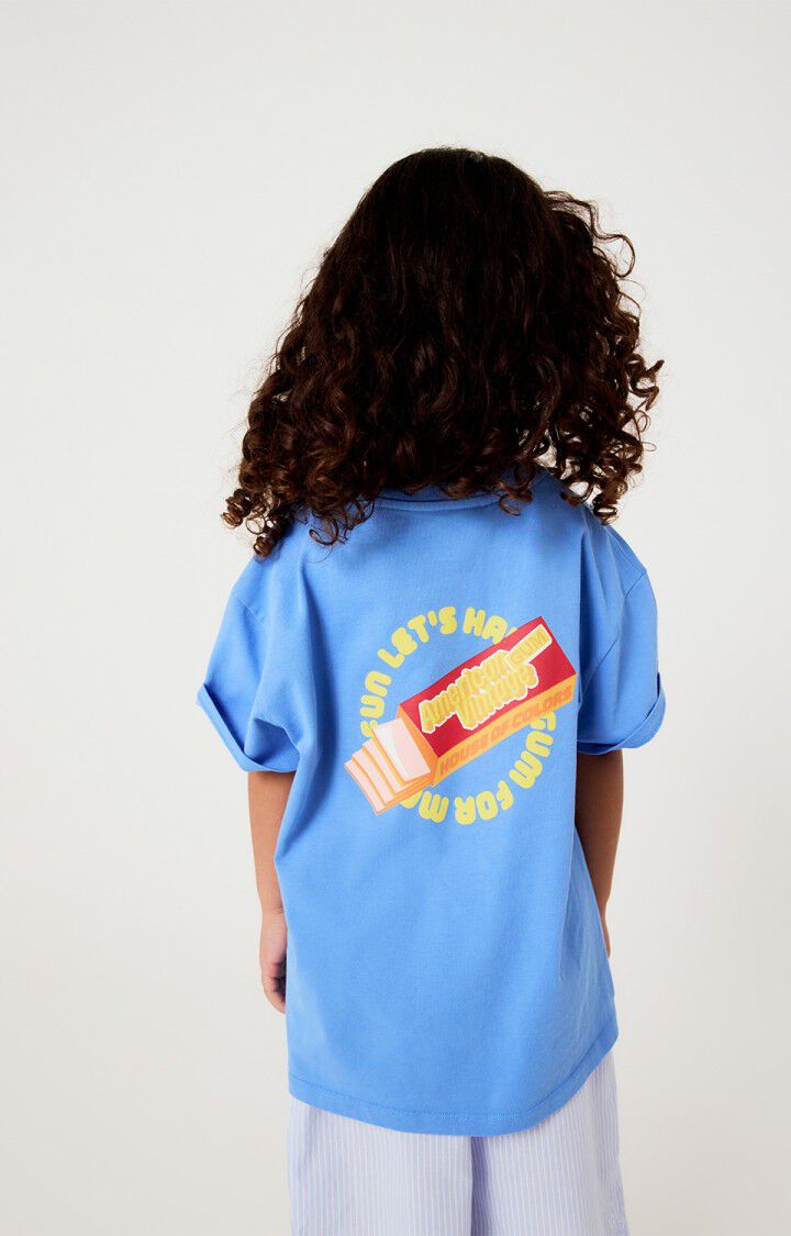 Tee-Shirt Fizvalley Kids MC Celeste Vintage - American Vintage
