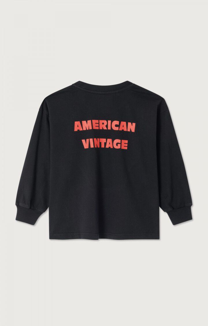 Tee-Shirt Fizvalley ML Noir - American Vintage Kids