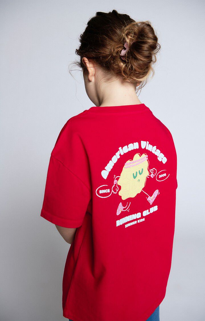 Tee-Shirt Fizvalley Kids MC Rubis Vintage - American Vintage