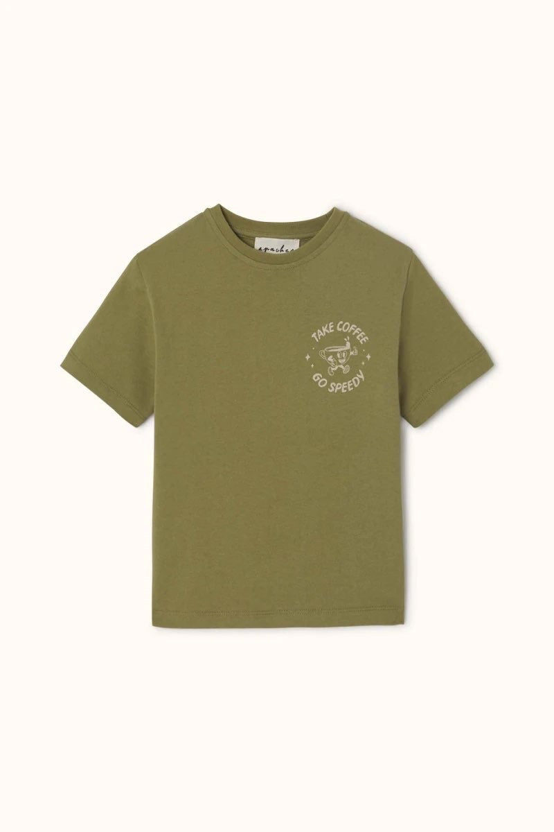 Tee-Shirt Karu Coffee Khaki - Apaches Collections