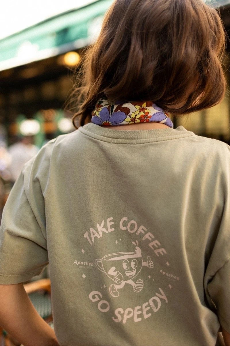 Tee-Shirt Tama Coffee Khaki - Apaches Collections