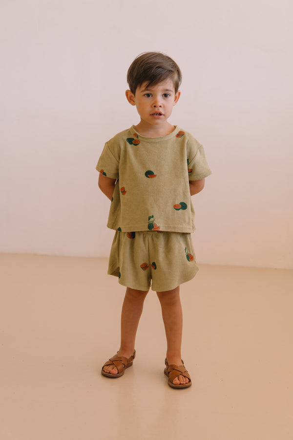 Tee-Shirt Vert Golden / Watermelon - Studio Bohème