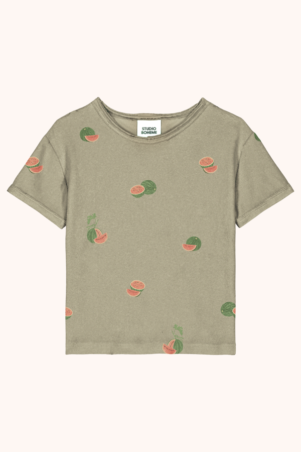 Tee-Shirt Vert Golden / Watermelon - Studio Bohème