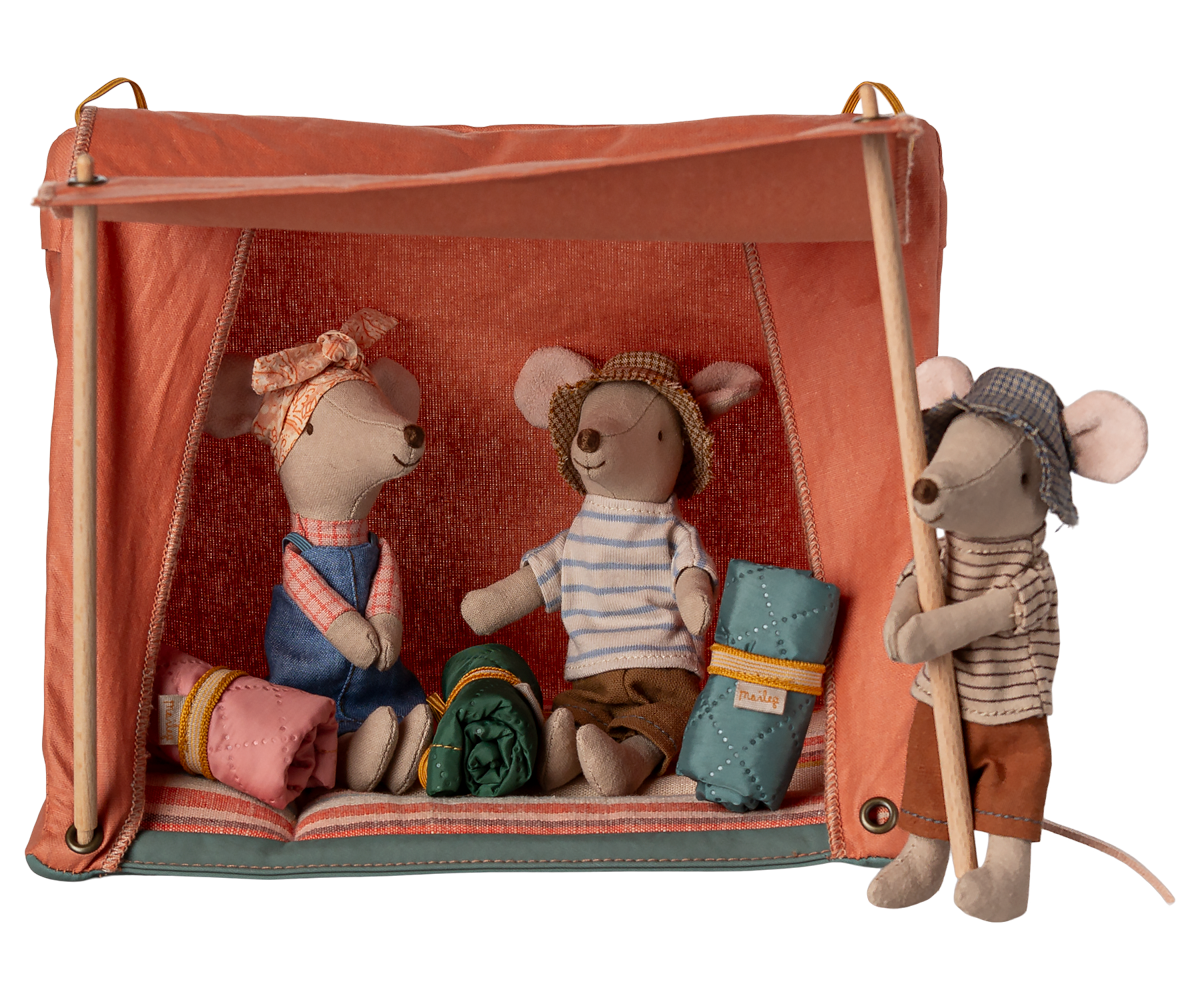 Photo de tente camper souris maileg 2 par Les Biscottes