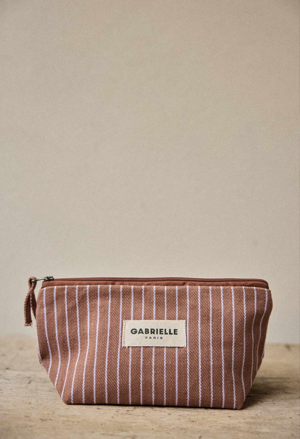 Trousse de Beauté Rayures Lilas - Gabrielle Paris