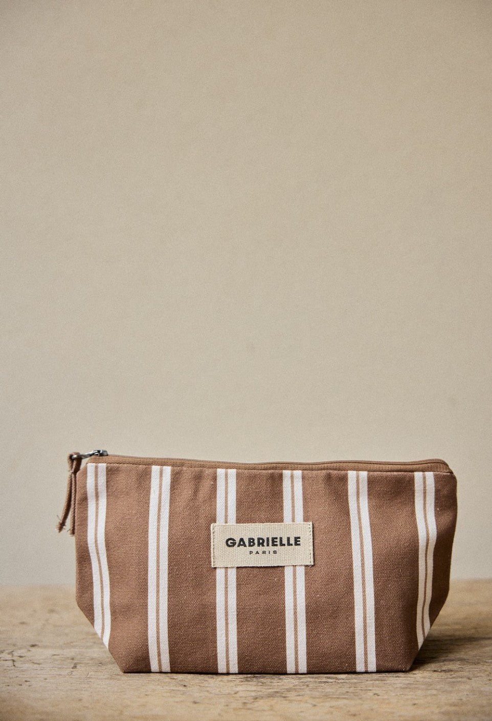 Trousse de Beauté Rayures Noisette - Gabrielle Paris