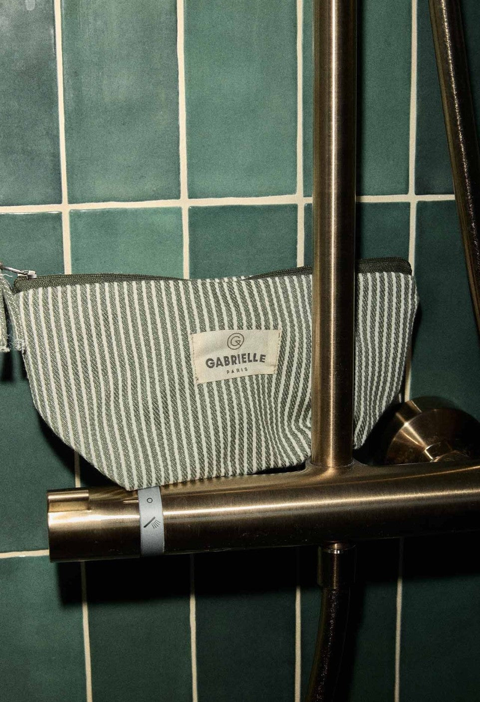 Trousse de Beauté Rayures Quartz - Gabrielle Paris