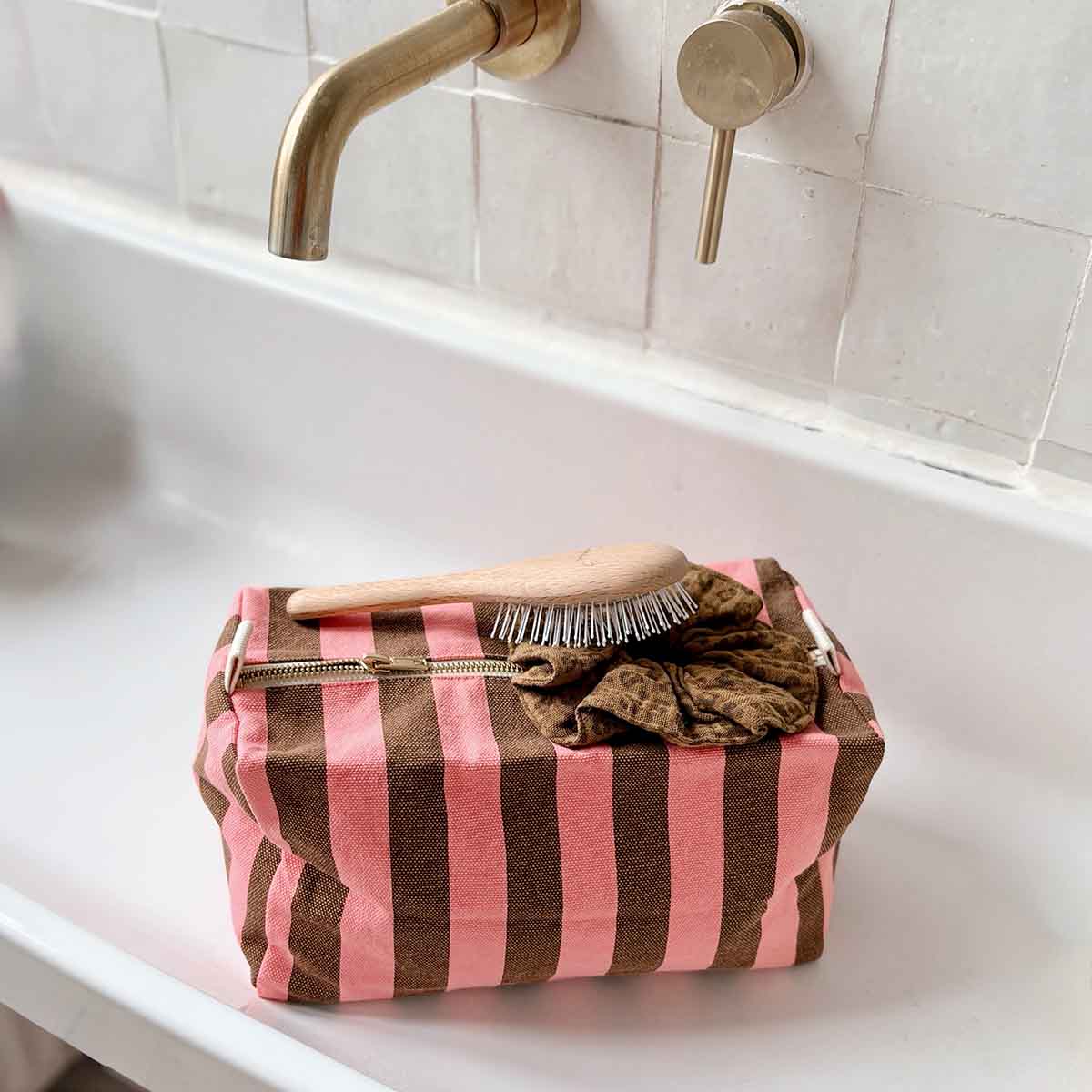 Trousse de Toilette Funky Pink / Olive - Rose In April