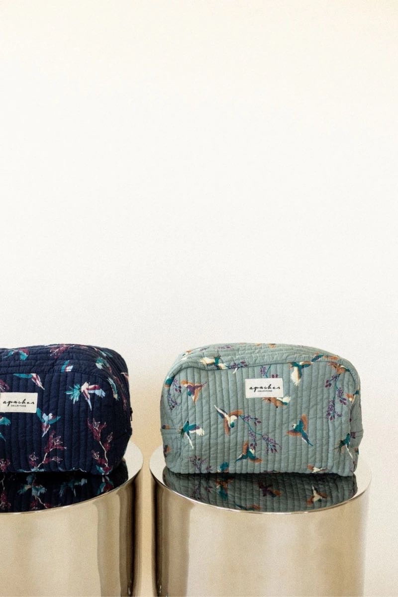 Trousse de Toilette Cerisier Grey - Apaches Collections