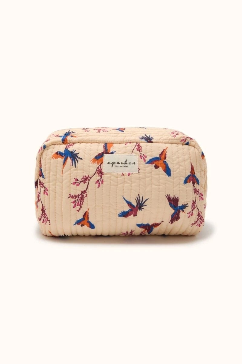 Trousse de Toilette Cerisier Macadamia Dahlia - Apaches Collections