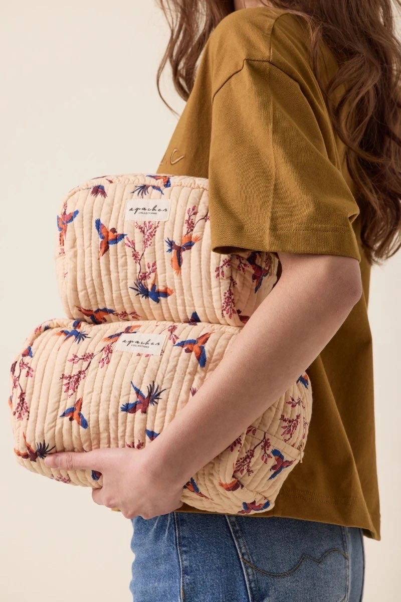 Trousse de Toilette Cerisier Macadamia Dahlia - Apaches Collections