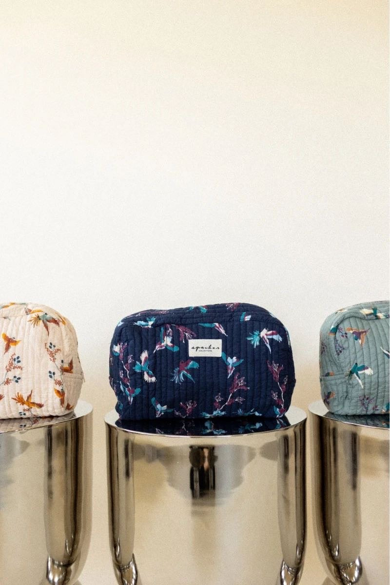 Trousse de Toilette Cerisier Navy - Apaches Collections