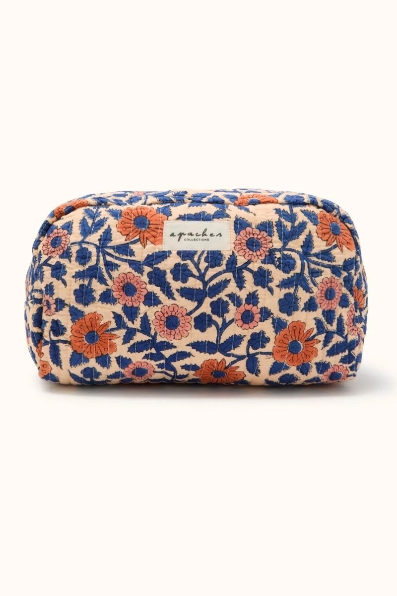 Trousse de Toilette Cœur Bleu Royal - Apaches Collections