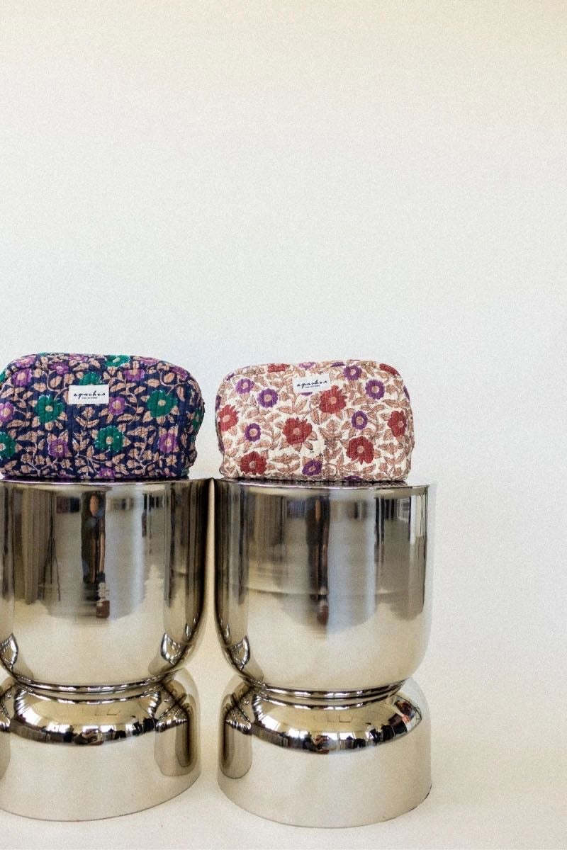 Trousse de Toilette Cœur Macadamia Fire - Apaches Collections